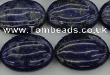 CNL1122 15.5 inches 18*25mm oval lapis lazuli gemstone beads