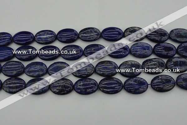 CNL1122 15.5 inches 18*25mm oval lapis lazuli gemstone beads