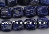 CNL1126 15.5 inches 10*10mm square lapis lazuli gemstone beads