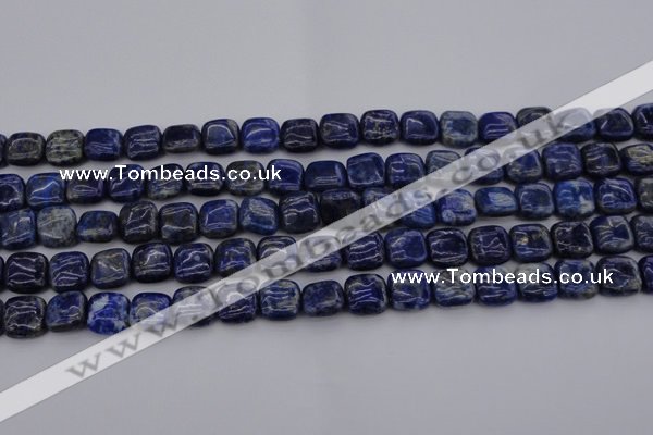 CNL1126 15.5 inches 10*10mm square lapis lazuli gemstone beads