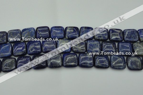 CNL1130 15.5 inches 18*18mm square lapis lazuli gemstone beads