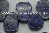 CNL1153 Top drilled 15*20mm - 18*25mm freeform lapis lazuli beads