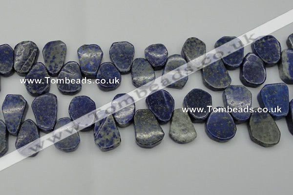 CNL1153 Top drilled 15*20mm - 18*25mm freeform lapis lazuli beads