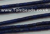 CNL1202 15.5 inches 0.8*1mm tube natural lapis lazuli beads