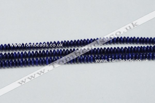 CNL1261 15.5 inches 4*8mm rondelle natural lapis lazuli beads