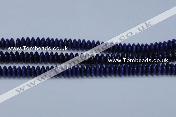 CNL1263 15.5 inches 5*12mm rondelle natural lapis lazuli beads