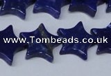 CNL1286 15.5 inches 18mm star natural lapis lazuli beads