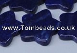 CNL1287 15.5 inches 28mm star natural lapis lazuli beads