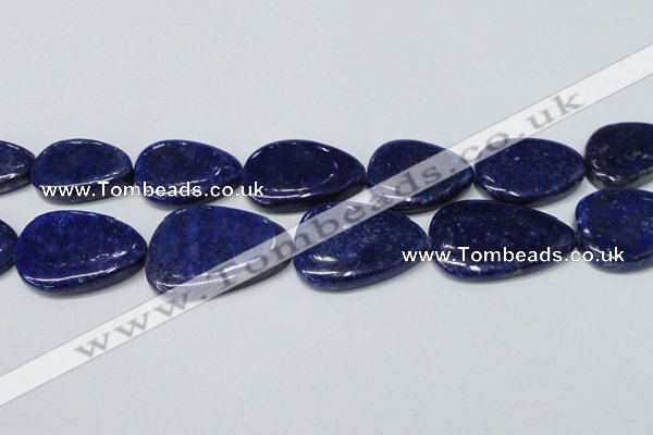 CNL1300 15.5 inches 25*35mm - 35*45mm freeform natural lapis lazuli beads
