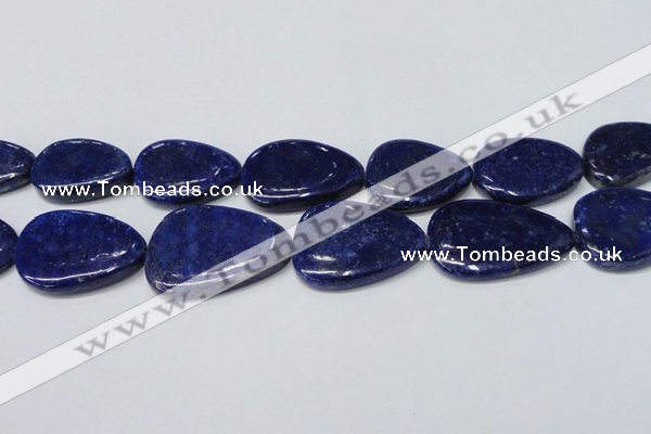 CNL1300 15.5 inches 25*35mm - 35*45mm freeform natural lapis lazuli beads