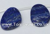 CNL1320 Top drilled 25*35mm - 35*45mm freeform natural lapis lazuli beads