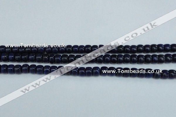 CNL1505 15.5 inches 6*9mm drum lapis lazuli beads wholesale