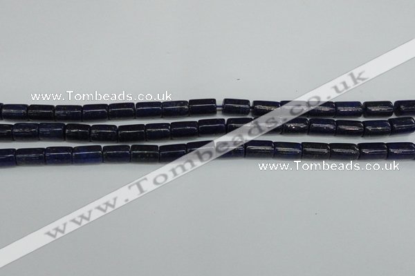 CNL1509 15.5 inches 6*10mm tube lapis lazuli beads wholesale