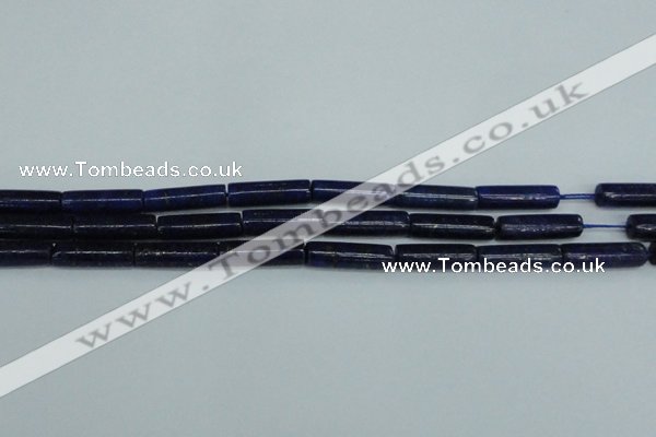 CNL1510 15.5 inches 6*20mm tube lapis lazuli beads wholesale