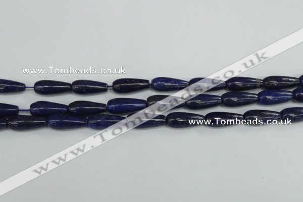 CNL1512 15.5 inches 8*22mm teardrop lapis lazuli beads wholesale