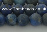 CNL1653 15.5 inches 10mm round matte lapis lazuli beads wholesale