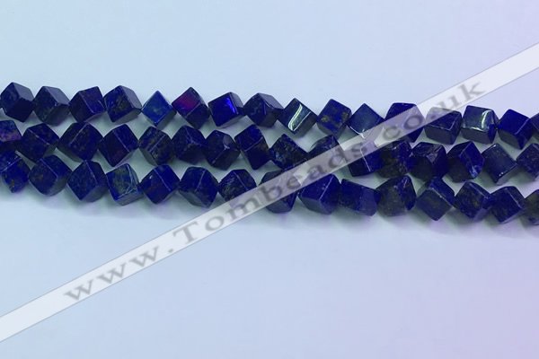 CNL1670 15.5 inches 7*7mm cube lapis lazuli gemstone beads