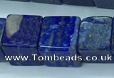 CNL1676 15.5 inches 11*11mm cube lapis lazuli gemstone beads