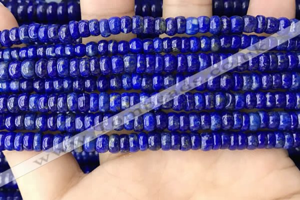 CNL1692 15.5 inches 2.5*5mm - 4*6mm rondelle lapis lazuli beads