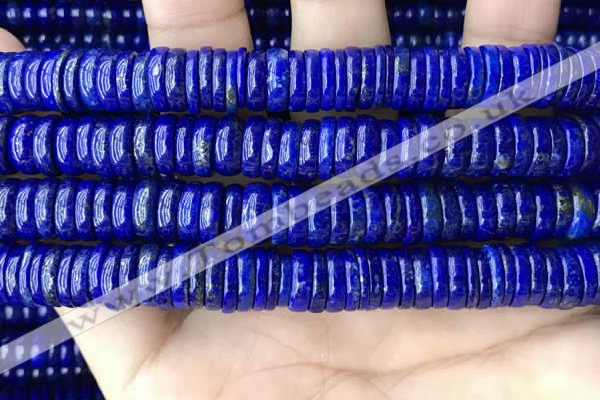 CNL1696 15.5 inches 3*10mm - 4*10mm rondelle lapis lazuli beads