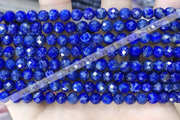 CNL1716 15.5 inches 6mm faceted round lapis lazuli beads