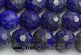 CNL1730 15 inches 6mm faceted round lapis lazuli beads