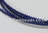 CNL200 15.5 inches 3mm round natural lapis lazuli beads wholesale