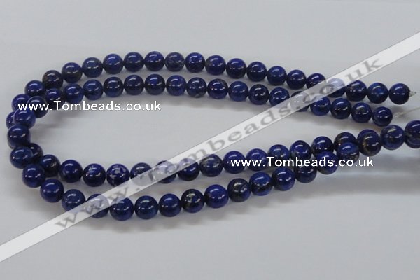 CNL216 15.5 inches 10mm round A+ grade natural lapis lazuli beads