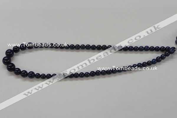 CNL234 15.5 inches multi-size round natural lapis lazuli beads wholesale