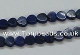 CNL241 15.5 inches 6*6mm heart natural lapis lazuli beads wholesale