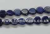 CNL242 15.5 inches 8*8mm heart natural lapis lazuli beads wholesale