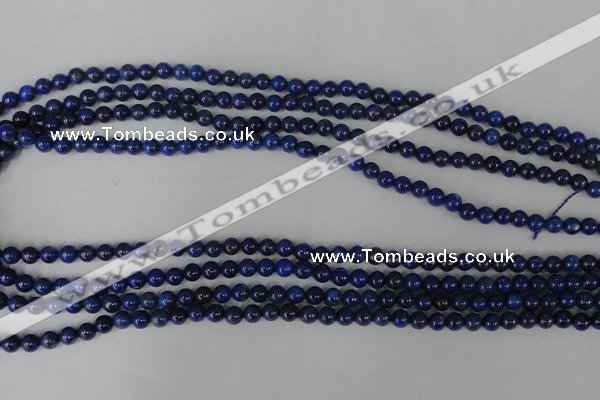 CNL401 15.5 inches 4mm round natural lapis lazuli gemstone beads