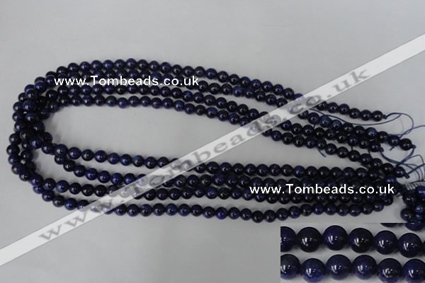 CNL402 15.5 inches 6mm round natural lapis lazuli gemstone beads