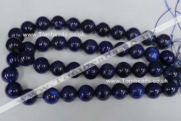 CNL409 15.5 inches 18mm round natural lapis lazuli gemstone beads