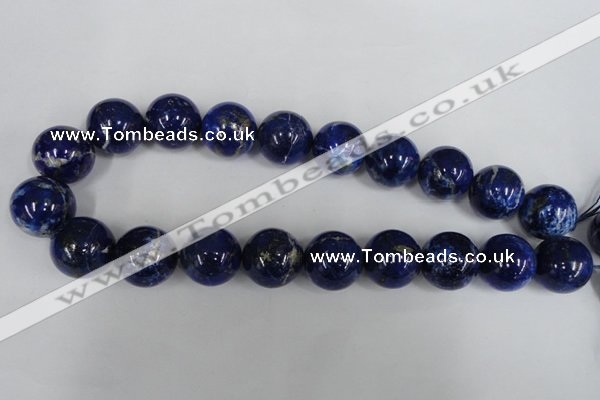 CNL410 15.5 inches 20mm round natural lapis lazuli gemstone beads