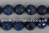 CNL416 15.5 inches 12mm faceted round natural lapis lazuli gemstone beads