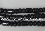 CNL434 15.5 inches 4*6mm rondelle & 6*9mm tube natural lapis lazuli beads