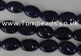 CNL479 15.5 inches 8*12mm oval natural lapis lazuli gemstone beads