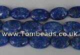 CNL480 15.5 inches 9*13mm oval natural lapis lazuli gemstone beads