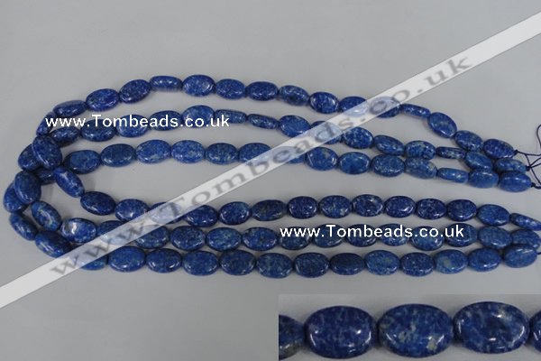 CNL480 15.5 inches 9*13mm oval natural lapis lazuli gemstone beads