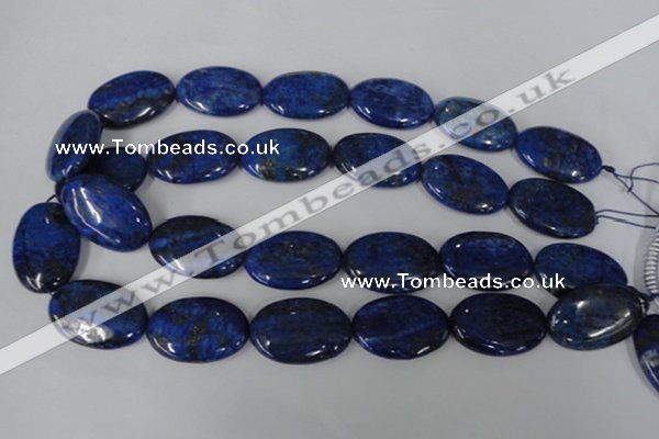 CNL486 15.5 inches 20*30mm oval natural lapis lazuli gemstone beads