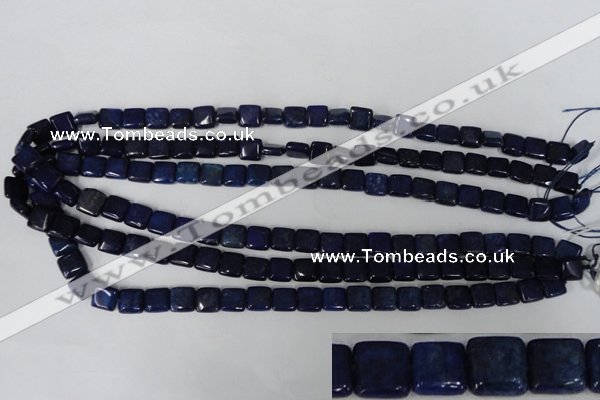 CNL510 15.5 inches 8*8mm square natural lapis lazuli gemstone beads