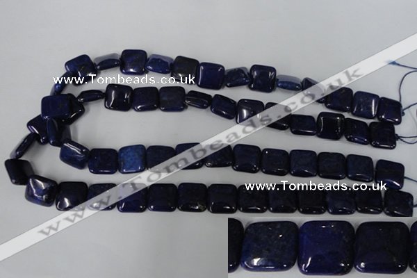 CNL513 15.5 inches 14*14mm square natural lapis lazuli gemstone beads