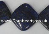 CNL527 15.5 inches 25*25mm diamond natural lapis lazuli gemstone beads