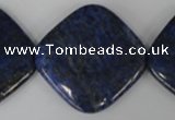 CNL528 15.5 inches 30*30mm diamond natural lapis lazuli gemstone beads