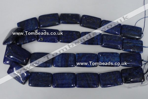 CNL537 15.5 inches 20*30mm rectangle natural lapis lazuli gemstone beads