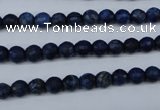 CNL601 15.5 inches 6mm faceted round natural lapis lazuli gemstone beads