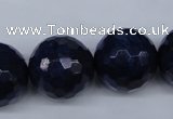 CNL608 15.5 inches 20mm faceted round natural lapis lazuli gemstone beads