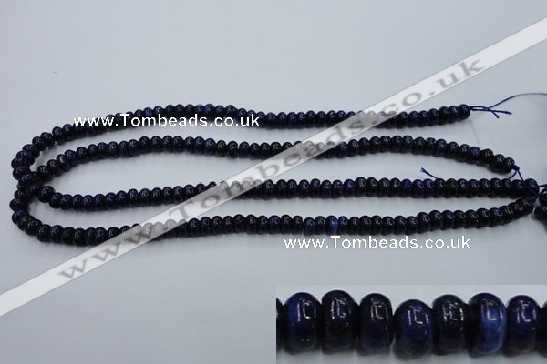 CNL610 15.5 inches 3*6mm rondelle natural lapis lazuli gemstone beads