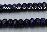 CNL612 15.5 inches 6*10mm rondelle natural lapis lazuli gemstone beads